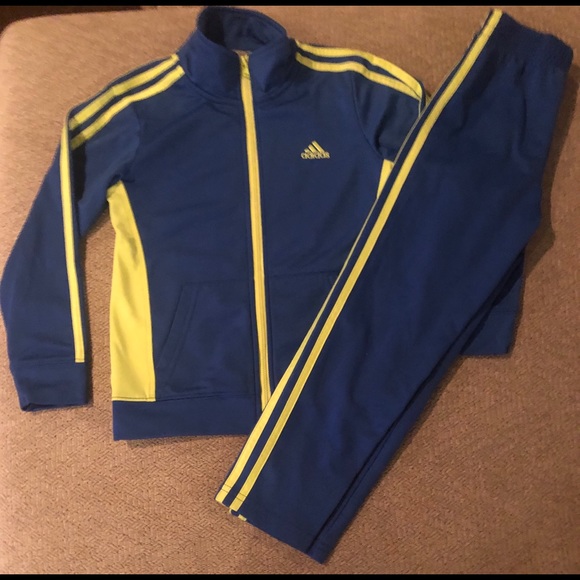 boys adidas warm up suit